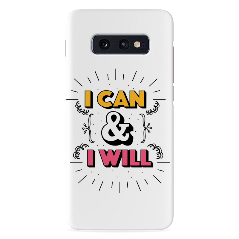 I can and I will Printed Slim Cases and Cover for Galaxy S10E