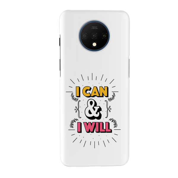 I can and I will Printed Slim Cases and Cover for OnePlus 7T