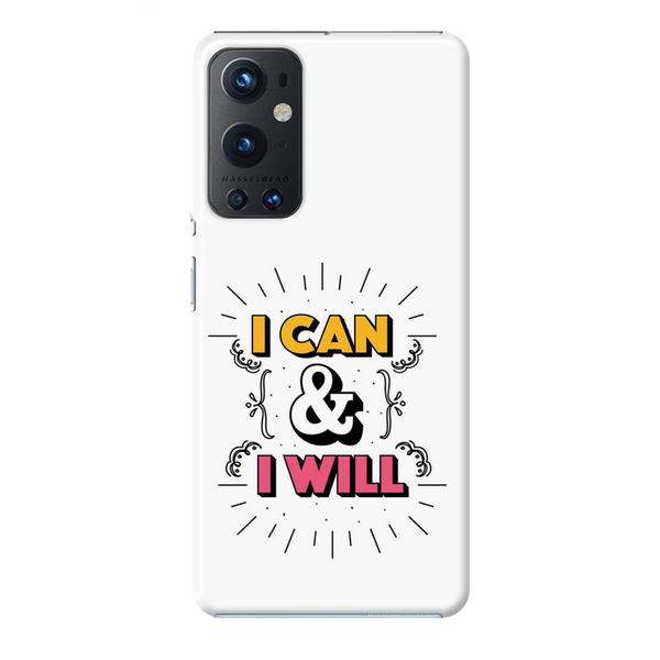 I can and I will Printed Slim Cases and Cover for OnePlus 9 Pro