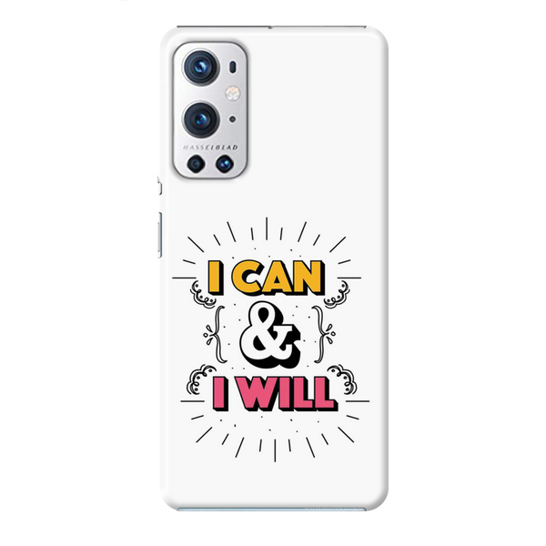 I can and I will Printed Slim Cases and Cover for OnePlus 9R