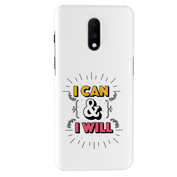 I can and I will Printed Slim Cases and Cover for OnePlus 7