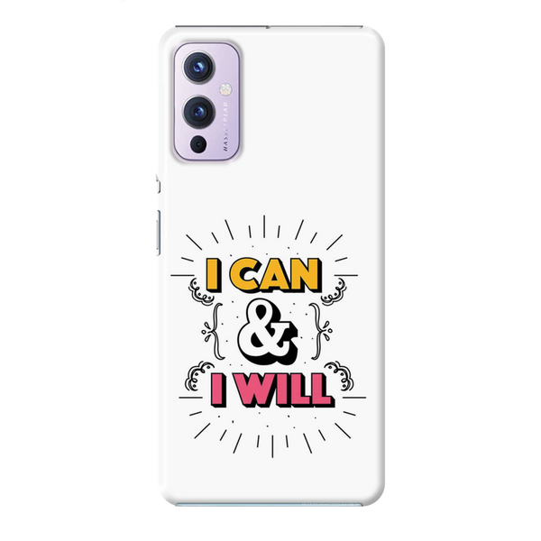 I can and I will Printed Slim Cases and Cover for OnePlus 9
