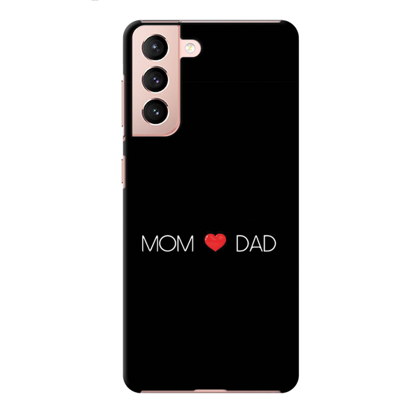 Mom and Dad Printed Slim Cases and Cover for Galaxy S21 Plus