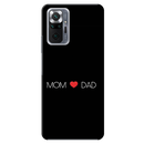 Mom and Dad Printed Slim Cases and Cover for Redmi Note 10 Pro Max