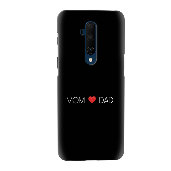 Mom and Dad Printed Slim Cases and Cover for OnePlus 7T Pro