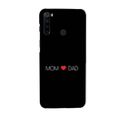 Mom and Dad Printed Slim Cases and Cover for Redmi Note 8