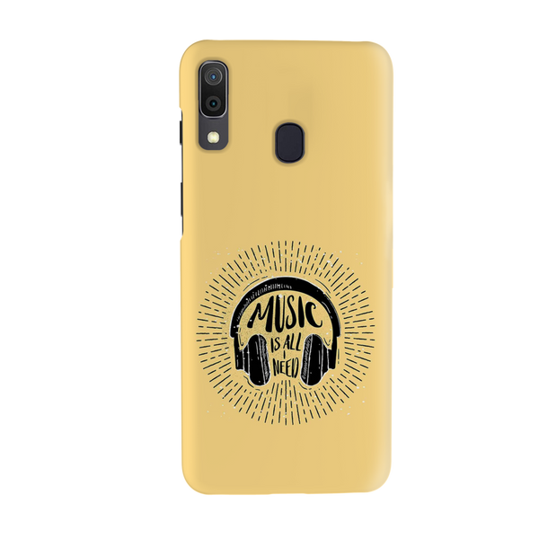 Music is all i need Printed Slim Cases and Cover for Galaxy A30