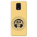 Music is all i need Printed Slim Cases and Cover for Redmi Note 9 Pro Max