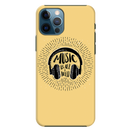 Music is all i need Printed Slim Cases and Cover for iPhone 12 Pro Max