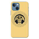 Music is all i need Printed Slim Cases and Cover for iPhone 13 Mini