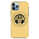 Music is all i need Printed Slim Cases and Cover for iPhone 13 Pro