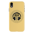 Music is all i need Printed Slim Cases and Cover for iPhone XR