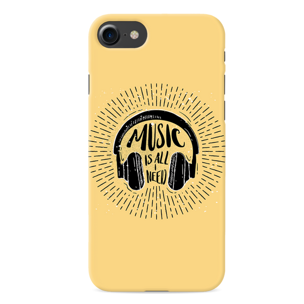 Music is all i need Printed Slim Cases and Cover for iPhone 7