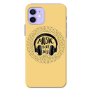 Music is all i need Printed Slim Cases and Cover for iPhone 12 Mini