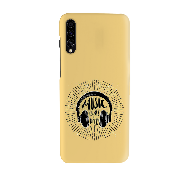 Music is all i need Printed Slim Cases and Cover for Galaxy A50