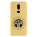 Music is all i need Printed Slim Cases and Cover for OnePlus 6