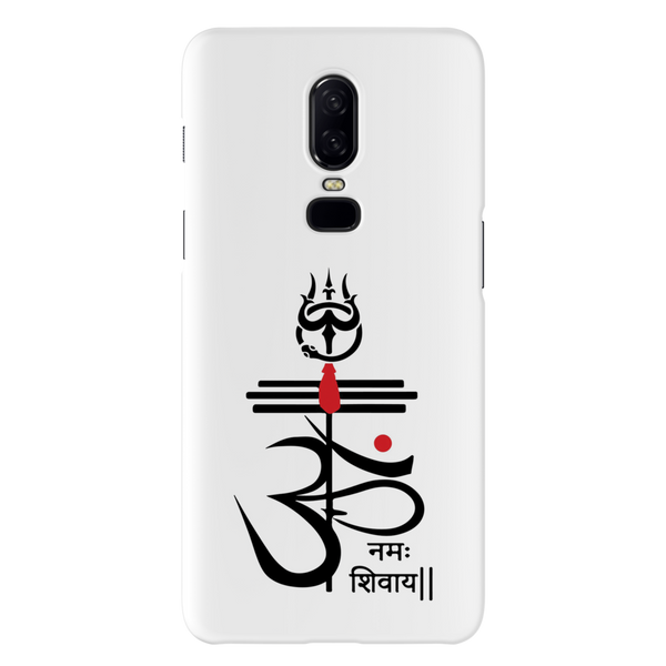 OM namah siwaay Printed Slim Cases and Cover for OnePlus 6