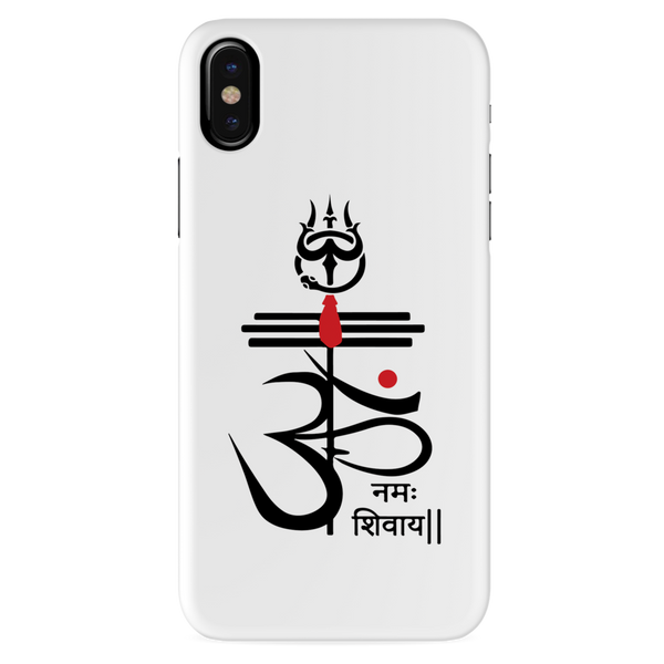 OM namah siwaay Printed Slim Cases and Cover for iPhone XS