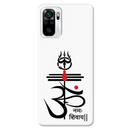 OM namah siwaay Printed Slim Cases and Cover for Redmi Note 10