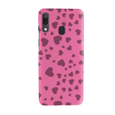 Pink Hearts Printed Slim Cases and Cover for Galaxy A30