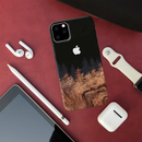 Wood Pattern With Snowflakes Pattern Mobile Case Cover For Iphone 11 Pro Max