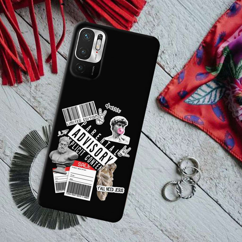 Advisory Printed Slim Cases and Cover for Redmi Note 10T