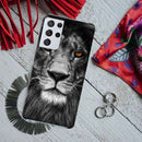 Lion Face Printed Slim Cases and Cover for Galaxy S21 Ultra