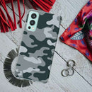 Olive Green and White Camouflage Printed Slim Cases and Cover for OnePlus Nord 2