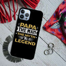 Papa the legend Printed Slim Cases and Cover for iPhone 13 Pro Max