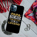 Papa the legend Printed Slim Cases and Cover for iPhone 12 Pro Max