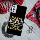 Papa the legend Printed Slim Cases and Cover for OnePlus 9