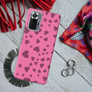 Pink Hearts Printed Slim Cases and Cover for Redmi Note 10 Pro