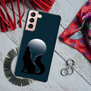 Wolf howling Printed Slim Cases and Cover for Galaxy S21 Plus