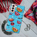Kiss me Printed Slim Cases and Cover for Galaxy S21