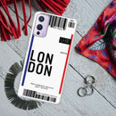 London Ticket Printed Slim Cases and Cover for OnePlus 9