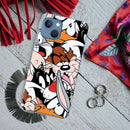 Looney Toons pattern Printed Slim Cases and Cover for iPhone 13