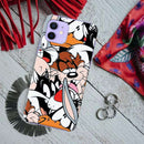 Looney Toons pattern Printed Slim Cases and Cover for iPhone 12 Mini