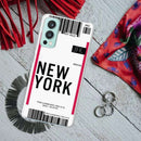 New York ticket Printed Slim Cases and Cover for OnePlus Nord 2