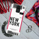 New York ticket Printed Slim Cases and Cover for Redmi Note 9