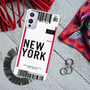 New York ticket Printed Slim Cases and Cover for OnePlus 9