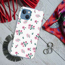 Pink florals Printed Slim Cases and Cover for iPhone 13