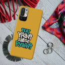 Teri Yari sabse pyari Printed Slim Cases and Cover for Redmi Note 10T