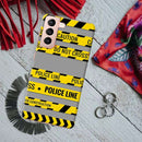 Police line Printed Slim Cases and Cover for Galaxy S21