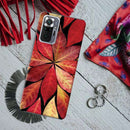 Red Leaf Printed Slim Cases and Cover for Redmi Note 10 Pro Max
