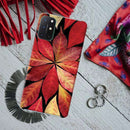 Red Leaf Printed Slim Cases and Cover for OnePlus 8T
