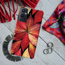 Red Leaf Printed Slim Cases and Cover for OnePlus 9 Pro