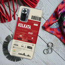 Kolkata ticket Printed Slim Cases and Cover for Redmi Note 10 Pro Max