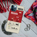 Kolkata ticket Printed Slim Cases and Cover for iPhone 12 Pro Max