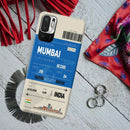 Mumbai ticket Printed Slim Cases and Cover for Redmi Note 10T