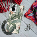 Green Leafs Printed Slim Cases and Cover for Redmi Note 10
